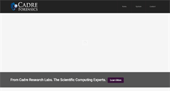 Desktop Screenshot of cadreforensics.com