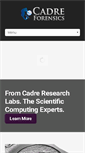 Mobile Screenshot of cadreforensics.com